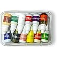 UKIYO international® - Pigment Color for Candle Making 15 ML Each Wax Dye Pastel Colour Liquid Set of 12 Colors