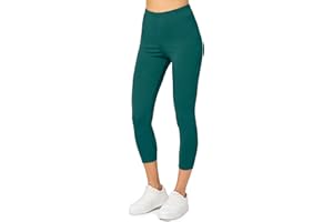 Merry Style Leggins Deportivos para Mujer Pantalones Piratas Suaves Elásticos Leggings de Algodón 3/4 Mallas de Mujer Confortables MS10-199
