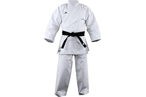 adidas WKF Training Karate Uniform (310G/11oz) - Made of Pre-Shrunk Cotton, Unisex Karate Gi for Adults & Kids, for Training & Sparring, Approved by the World Karate Federation