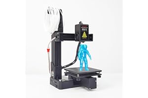 PLYISTY Mini Imprimante 3D, Imprimantes 3D FDM pour Débutants, Taille d'impression 4x4x4, Prise en Charge du PLA TPU 1,75 Mm, Petite Machine d'impression 3D avec Plate-Forme (Prise UE)