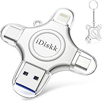 USB Stick for iPhone, 256GB, Mfi Certified Lightning, 3-in-1