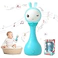 alilo Talking Bunny Baby Singing Musical Rattle, ABC/Number/Notes Learning, Mimicking Toys Repeats What You Say, Preloaded 90+ Quality Audio Content, 0-3-6-12-18-24 Months,1 Year Old Baby Gifts