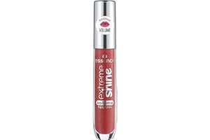 Essence Extreme Shine Volume Lip Gloss, No. 09 Shadow Rose, Nude, Radiantly Fresh, Shiny, Translucent, Vegan, Oil-Free, Alcohol-Free (5 ml)