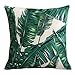 Produktbild American Kissen Flamingos und Palm Leaf Modern Art Baumwolle Leinen Kissenbezüge Kissen Dekorative Kissen Home Decor Sofa werfen Kissenbezug 45 x 45 cm