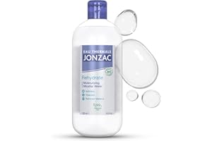 Eau Thermale Jonzac - Eau micellaire hydratante - Rehydrate - Peaux déshydratées, même sensibles - Certifié Bio Cosmos Organic - Flacon de 500 ml