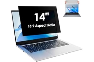 ATSHLD Laptop Privacy Screen 14 Inch Anti Glare Screen Protector 14 Inch Computer Privacy Screen Anti Blue Light Laptop Screen Filter for Monitor Compatible with HP/Dell/Lenovo/Asus