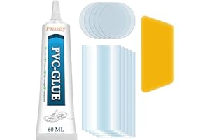 PAISTELY Pool Reparaturset, Heavy Duty Poolfolie Reparaturset, Wasserdichtes Pool Flickzeug, PVC Reparaturset ist für Aufblasbare Gegenständen, Whirlpools, oberirdische Pools, Aufblasbare Spa-Pools (60g)