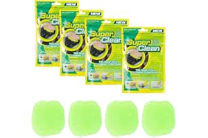 FOGARI Gel Limpieza para Teclado 4 Piezas, Gel Limpiador para el Interior del Coche - Gels Limpieza de Polvo para Automóviles,Teclado,Ordenador portátil, Slime Limpiador Universal de Polvo (Verde)