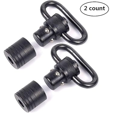 Viti Per Imbracatura Fucile - 3 Pezzi, Sgancio Rapido, Girevoli, Per Caccia - Foto 2