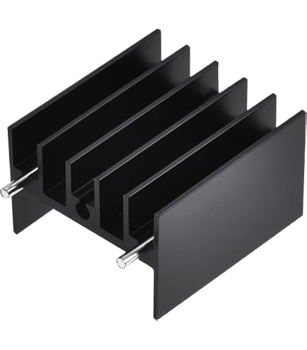 TO220 ALUMINIUM KÜHLKÖRPER Kit 15x20x10mm in Silber TO-220 Kühler Set
