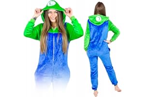 ZOLTA Mono Onesie para hombre y mujer, suave y cómodo, unisex, pijama cálido, disfraz para fiesta y Halloween, talla S, M, L, XL
