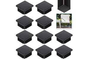 KLYNGTSK zaślepki do rur 30 x 30 mm, tworzywo sztuczne, zaślepki do rur kwadratowych