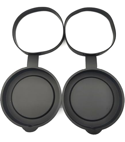 TOBEOME Fernglas-Schutzkappen Gummi - Objektivabdeckungen Für Teleskope & Ferngläser