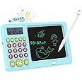 Amitasha Rechargeable LCD Writing Tablet Math Calculator Ruffpad Games for Kids Re-Writable Pad with 5.5 Inch Screen for Drawing, Playing, Handwriting Birthday Gifts for Kids