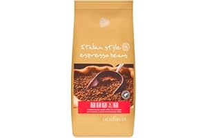 ASM INSTRUMENTS Italian Style Espresso Coffee Premium Roasted Beans 1kg, Italian Style, A Medium/Strong Roasted Coffee - 4, Arabica, Robusta Coffee Beans with Barista Quality Grade