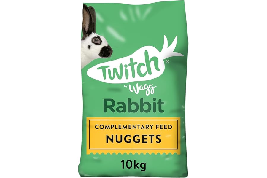 Wagg Twitch Rabbit Food 10kg - Complementary Feed Nuggets