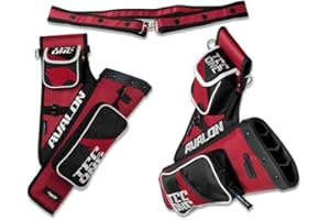 Avalon Tec One Side Quiver with Belt Red