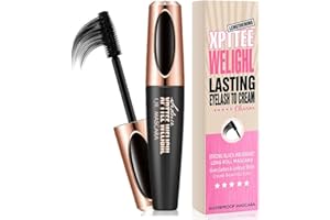 KLSYCHRY Maskara 4D Silk Fiber Lash, tusz do rzęs 4D, tusz do rzęs 4D, jedwabny tusz do rzęs, wodoodporny tusz do rzęs 4D, przedłużanie rzęs, wodoszczelny, czarny, długie, grube rzęsy