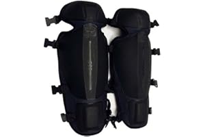 ROCWOOD Rodillera y espinilleras para uso de desbrozadora/cortacésped