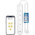 Meross Smart Power Strip, 65W GaN Fast Charger, 4 Outlet + 2 USB C + 1 USB A, WiFi Plug with 2 PD Ports, Support Apple HomeKit, Alexa, Google Home and SmartThings, Voice/Remote Control, 2.4GHz Only