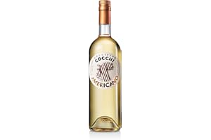 COCCHI - Americano Bianco - Apéritif à base de Vin - 16,5% Alcool - Origine : Italie/Piémont - Notes d'orange et dépices - A déguster pur ou en cocktail - 75 cl
