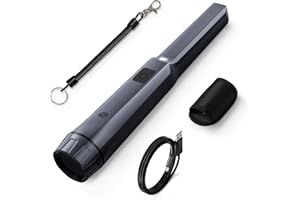 SUNPOW Détecteur de Métaux Pinpointer Rechargeable – Batterie 800 mAh pour 15 Heures d'utilisation – Baguette Portable Entièrement étanche IP68 – Détection Haute Sensibilité à 360°
