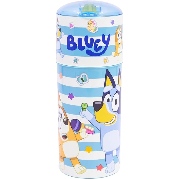 Zaino A Tracolla Bluey Per Bambini – Poliestere, 13x23x7cm, Con Manici Regolabili, Ufficiale