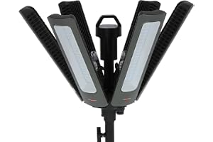 Brennenstuhl Professional 360° LED-arbetslampa R42050 BT med 300W (LED-bygglampa 42000lm med 6 individuellt justerbara strålk