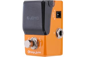 Joyo JF-310 Ironman Orange Juice - Minipedal de efectos para guitarra con simulador de amplificador