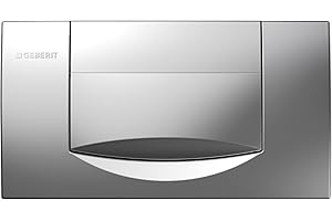 SANITOP-WINGENROTH Geberit 21182 6 Placca di azionamento 200F 115.222.461, cromata, Cromo