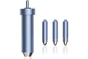 ARTOMNIVERA Foil Transfer Kit for Cricut Maker, Maker 3, Cricut Explore Air, Explore Air 2, Explore Air 3 Engraving Tool, 3 in 1 Embossing Tool Including Fine,Medium and Bold Blades and Housing for Starter Kit