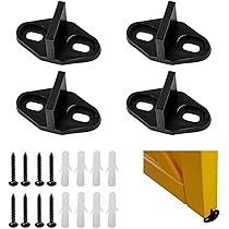 2 Guidi Porta Scorrevole Inferiori Ø8 Mm - Fermaporta Metallico Tono Rame - Foto 4