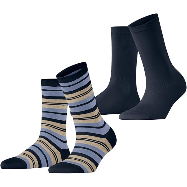 ESPRIT Mini Flower 2-Pack W SSO coton motif fantaisie lot de 2 paires, Chaussettes courtes Femme, Blanc (Off-White 2010), 35-38