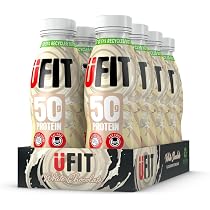UFIT High 50g Protein Shake - Strawberry Flavour - No Added Sugar ...