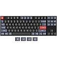 Keychron K8 Pro QMK/VIA Wireless Mechanical Keyboard, Hot-Swappable TKL Custom Programmable Macro Wired Keyboard with Gateron G Pro Red Switch, RGB Backlit, PBT Keycaps for Mac Windows Linux