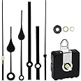 Silent Quartz Clock Mechanism Movement, Clock Mechanisms Battery Powered with 2 Styles Clock Hands, Long and Short Shaft, High Torque DIY Wall Clock Mechanism Motor Replacement for Repair Parts