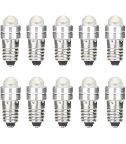 Lampadina E5 Bianca per Presepe 3,5 V Luce Calda per Presepe 10390