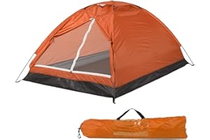 EAWFGTUW Camping Tent,Automatic 2 Man Person for INSTANT Tent, Up Tent, Lightweight, Waterproof, Easy Set Up For Outdoor Camping, Hiking, Mountaineering, Beach(Orange)