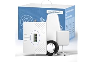 CONFIXPAND Mobilfunk Verstärker für Zu Hause, 4G LTE 3G GSM Empfangsverstärker Handy Band 3/7/20 800/1800/2600MHz Handy Signalverstärker Mobilfunk Repeater für Vodafone O2 Telekom T-Mobile E-Plus