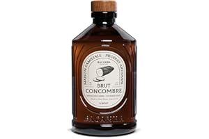 BACANHA - Sirop Bio et Brut - Sirop Concombre - Pour Cocktail, Eau, Limonade et Thé Glacé - 400 mL