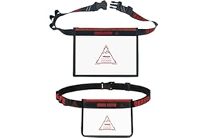 NUBE ROJA Dorsal Keeper Porta Dorsal cinturón Deportivo número de competición Trail Running Triatlón duatlón Ciclismo Maratones Marcha nórdica 4 Colores Unisex (Rojo)