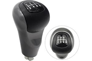Juttzzei Honda Gear Knob, 6 Speed Car Gear Shift Knob Fit for Honda Civic Dx Ex Lx 2006-2011(B), Manual Gear Honda Gear Stick Knob, Premium ABS Plastic Honda Civic Gear Knob - Black