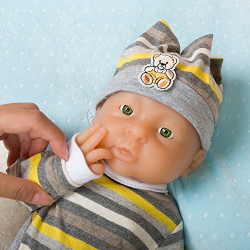IVITA 16'' 2000g Lifelike Cute Full Body Silicone Baby Toy
