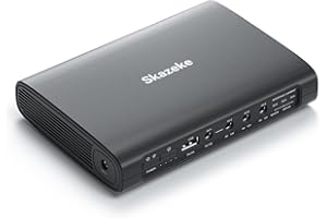 VOTESPO Mini UPS UK DC20000mAh Battery Backup & Surge Protector, with Adjustable 12V/9V/5V/3A Output, UK Uninterruptible Power Supply for Wireless Router, Modem, LED Light, CCTV Camera, Smartphone and More