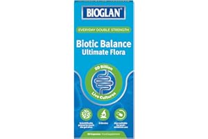 Bioglan Biotic Balance Ultimate Flora | 20 Billion | CFU | 6 Strains | Live Bacteria | 30 Capsules
