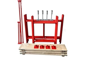 HILL TOP FABRICATIONS CO (1998) LTD - Scaffolding Tower With Boards & Adjustable Bases 4.2 Meter (14') Working Height 4x2'6 Base Size. Steel & Polyester Powder Coated (PPC) High Quality Durable Finish