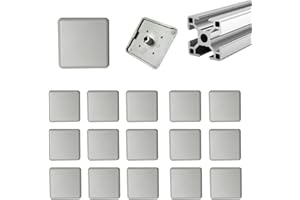 YouU 30x30mm European Standard Aluminum Profile End Cap Grey 35 pcs