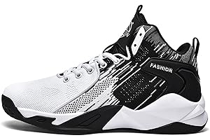 Fashion Modern WORLDLYDA Herren Mode High Top Basketball Schuhe Atmungsaktiv Casual Walk Athletic Basketball Sneakers für Damen und Herren