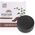 JCD 100 g Black & Thick Hair Fallopia Multiflora Shampoo Bar,He Shou Wu Extract Shampoo,He Shou Wu Shampoo Soap,Deeply Cleanses the Hair and Scalp,Promotes Hair Growth and Prevents Hair Loss (1pcs)