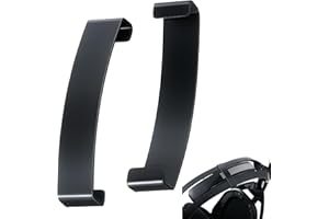 Enhon 2er-Pack Aluminium-Kopfhörerstützklammern, kompatibel mit Astro A50 Gen 4 & Mod Kit, langlebiger Kopfbügel-Clip für verbesserte Stabilität und Komfort (Schwarz)